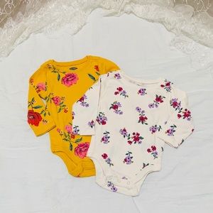 4 for $20 Old Navy Floral Onesie Bundle